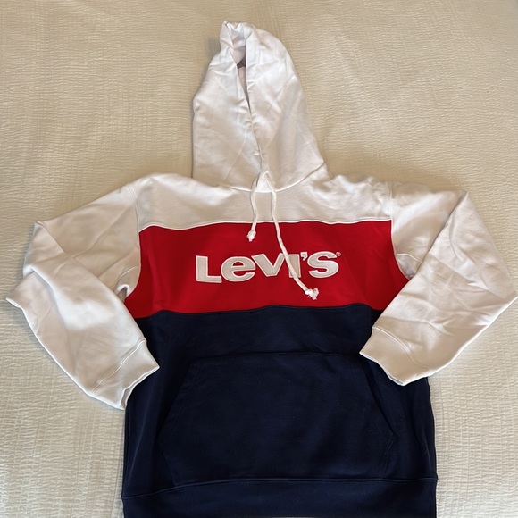 Levi’s red, white, blue Hoodie - Picture 6 of 7